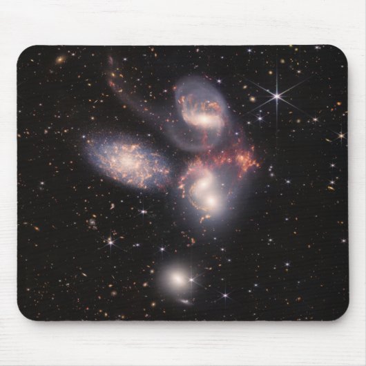Tapis De Souris Stephan's Quintet 5 Galaxies en Deep Field (Devant)