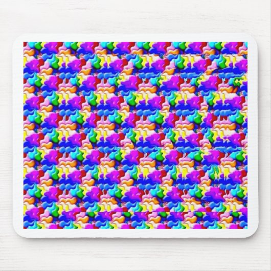 Tapis De Souris stéré0gramme de papillon de fenêtre (Devant)