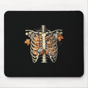 Tapis De Souris Stéthoscope Cage thoracique Automne Infirmière Act