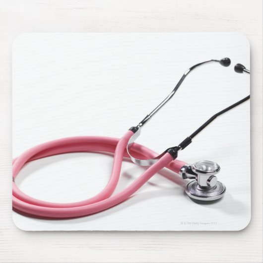 Tapis De Souris Stethoscope rose (Devant)