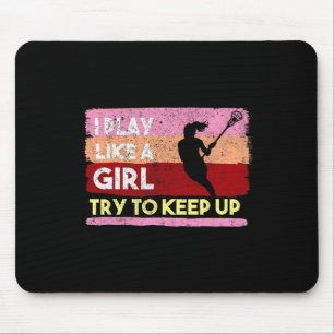 Tapis De Souris Stick crosse Équipe Sport Fille Femme K