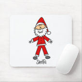 Tapis De Souris Stick Figure Santa Claus Tshirts et cadeaux (Avec souris)