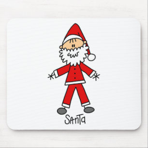 Tapis De Souris Stick Figure Santa Claus Tshirts et cadeaux