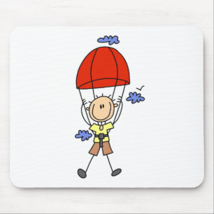 Tapis de souris Stick Figure Sky Diver