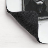 Tapis De Souris Stick Figure Staring a Bald Man Portrait (Coin)