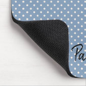 Tapis De Souris Stick Girl avec cheveux blonds sur les points (Coin)