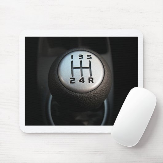 Tapis De Souris Stick Shift - Boîte à engrenages (Avec souris)