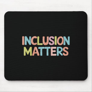 Tapis De Souris Sticker De Citation D'Autisme Multicolor Inclusion