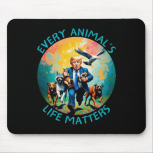 Tapis De Souris Sticker Donald Trump pour la vie de chaque animal