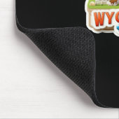 Tapis De Souris Sticker du Wyoming (Coin)