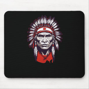 Tapis De Souris Sticker en chef indien Seneca1
