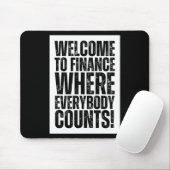 Tapis De Souris Sticker Office Finance (Avec souris)