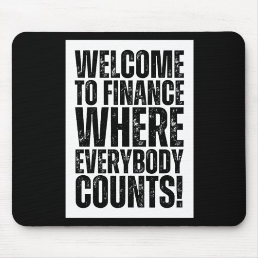 Tapis De Souris Sticker Office Finance (Devant)