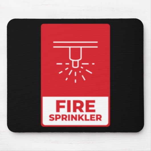 Tapis De Souris Sticker pour extincteur (Devant)