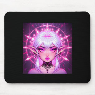 Tapis De Souris Sticker pour fille Elf Anime Imaginaire magique