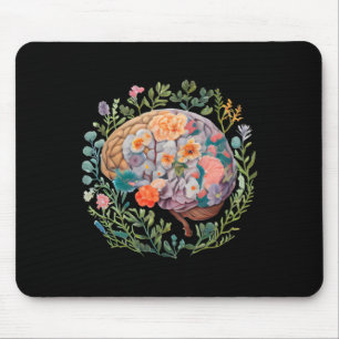 Tapis De Souris Sticker S pour la santé mentale du cerveau anatomi