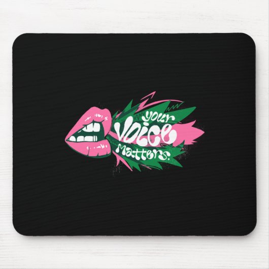Tapis De Souris Sticker Voice S (Devant)