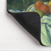 Tapis De Souris Still Life, Curtain and Pitcher par Paul Cezanne (Coin)