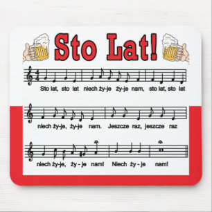 Tapis De Souris Sto Lat ! Chanson Avec Beer Mugs