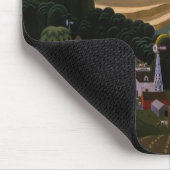 Tapis De Souris Stone City, 1930 par Grant Wood (Coin)