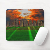 Tapis De Souris Stonehenge Standing Stones au coucher du soleil (Avec souris)