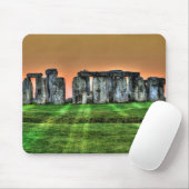 Tapis De Souris Stonehenge Standing Stones près du coucher du sole (Avec souris)