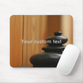 Tapis De Souris Stones de méditation de Cairn et bois (Avec souris)