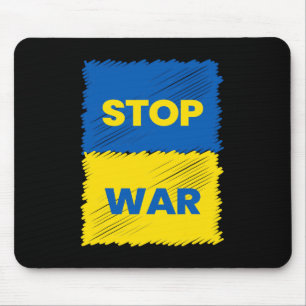 Tapis De Souris Stop à la guerre - Sauvez l'Ukraine - Arrêtez la g
