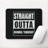 Tapis De Souris Straight Outta Monroe Township New Jersey (Avec souris)