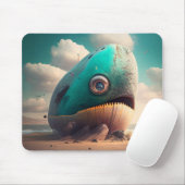 Tapis De Souris Strange Whale (Avec souris)