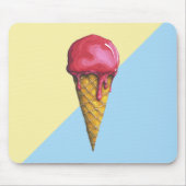 Tapis De Souris Strawberry Ice-cream cone (Devant)