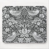Tapis De Souris Strawberry Thief Grey, William Morris (Devant)