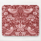 Tapis De Souris Strawberry Thief Maroon, William Morris (Devant)