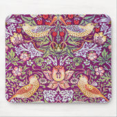 Tapis De Souris Strawberry Thief Red, William Morris (Devant)