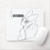 Tapis De Souris Stress Éperche Furie (Avec souris)