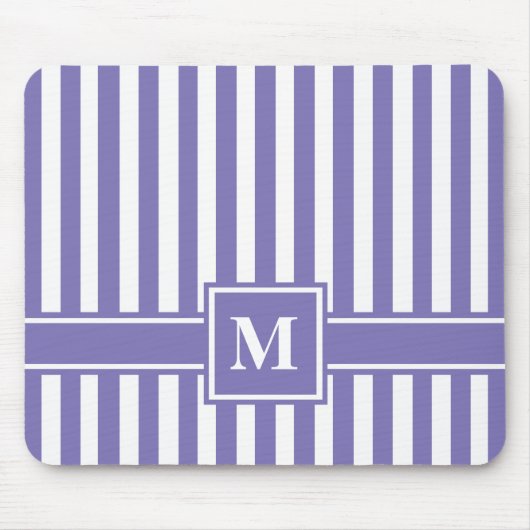 Tapis De Souris Stripe avec monogram (Devant)