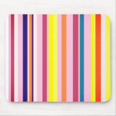 Tapis De Souris Stripes colorées Mousepad (Devant)