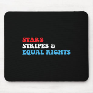 Tapis De Souris Stripes Et Égalité Des Droits 4 Juillet Femmes Pat