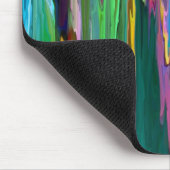 Tapis De Souris Stripesa ~ Mousepad Abstrait Moderne Retro Stripes (Coin)