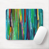 Tapis De Souris Stripesa ~ Mousepad Abstrait Moderne Retro Stripes (Avec souris)