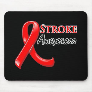 Tapis De Souris Stroke Awareness Ribbon