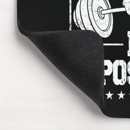Tapis De Souris Strongman Rien N'Est Impossible Accès Bodybuilder (Coin)