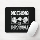Tapis De Souris Strongman Rien N'Est Impossible Accès Bodybuilder (Avec souris)