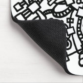 Tapis De Souris Structure Abstraite (Coin)