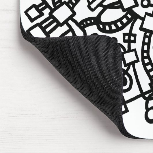 Tapis De Souris Structure Abstraite (Coin)