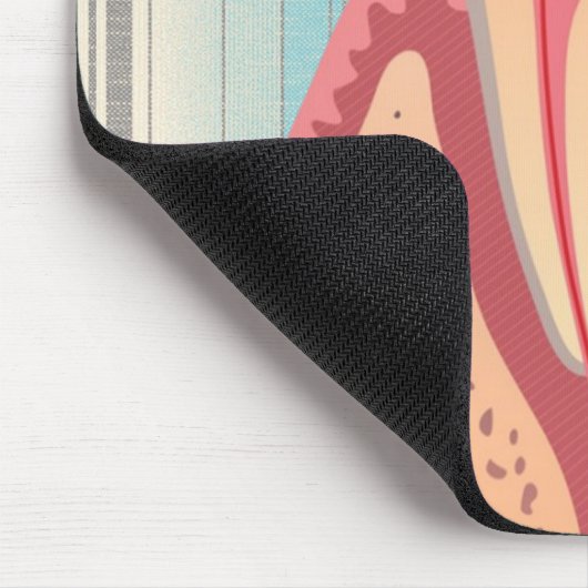 TAPIS DE SOURIS STRUCTURE DE TOOTH (Coin)