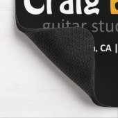 Tapis De Souris Studio de guitare de Mousepad | Craig Beck (Coin)