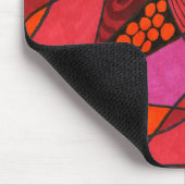 Tapis De Souris "Study in Reds" Résumé Design Mousepad (Coin)
