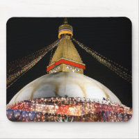 Stupa Boudhanath, Katmandou la nuit - Népal