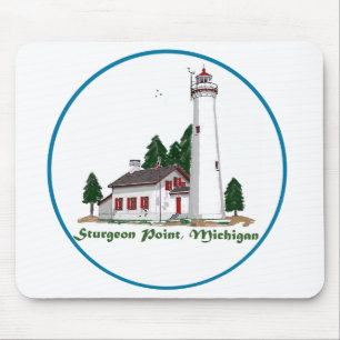 Tapis De Souris Sturgeon Point Michigan